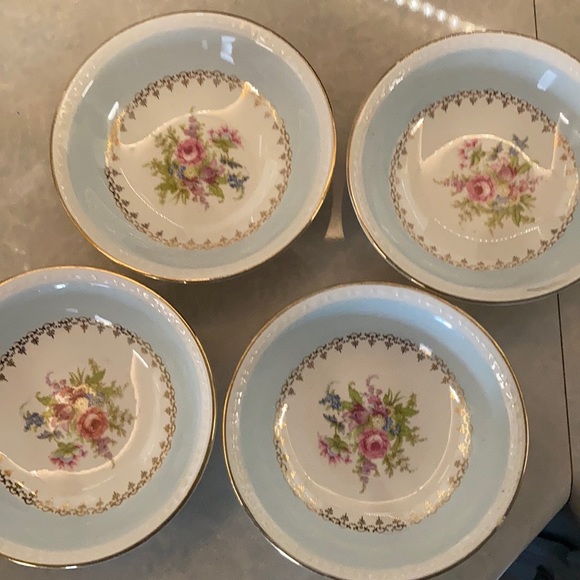 Homer Laughlin Eggshell Georgian Chateaux Blue small fruit bowls - Picture 1 of 5